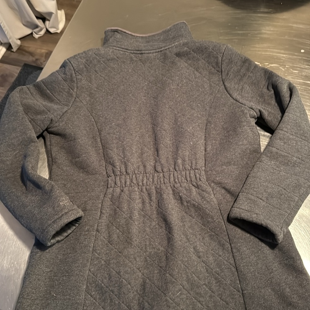 The North Face Charcoal Caraluna Fleece Jacket-XL - Picture 6 of 8